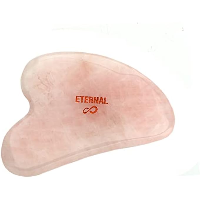 ETERNAL ROSE PINK JADE FACIAL ROLLER STICK & GUA SHA STONE ROCK MASSAGER - ANTI-AGING FACIAL MASSAGE SET, LIFTING, SCULPTING, TONING AND JAW MASSAGE KIT FOR FACE SKIN CARE - Image 3